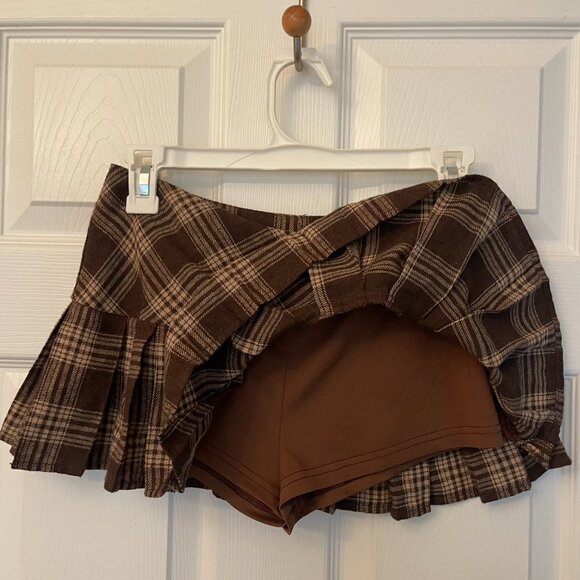 plaid mini skirt - Picture 5 of 6